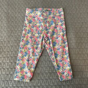 Mini Boden Floral Capri Pants sz. 7-8